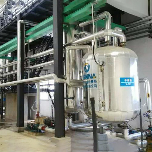 MVR evaporation crystallization system for ammonium chloride containing saline wastewater