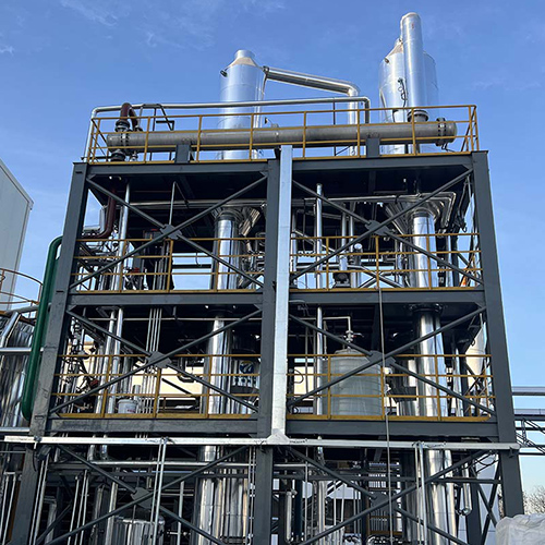 A set of sodium antimonate product wastewater dual effect evaporator from a certain company in Luoyang