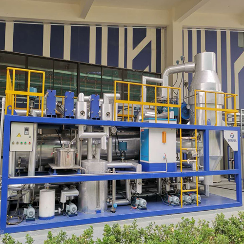 A set of electroplating wastewater pry mounted MVR evaporator from a certain company in Wuxi